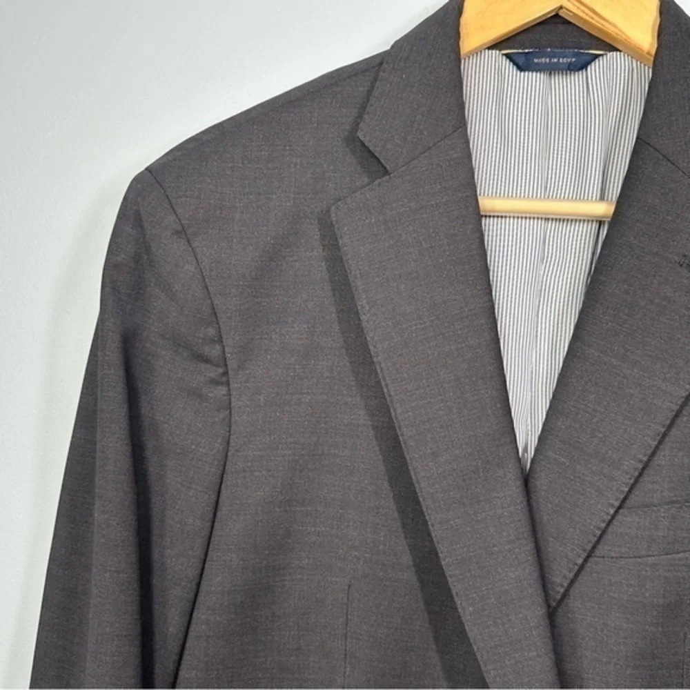 Brooks Brothers Gray Wool Blend Explorer Regent Fit Madison Fit Blazer‎ Mens 41R